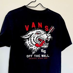 Men’s size Medium vans black tshirt.